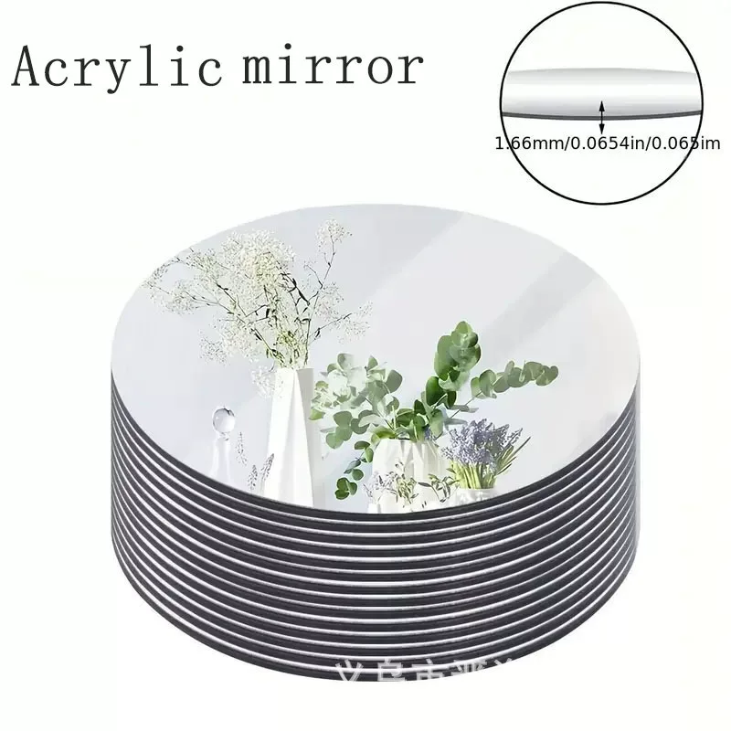 Аcrylic stickers, round mirror, sofa, (Cross-border trading), mirror effect
