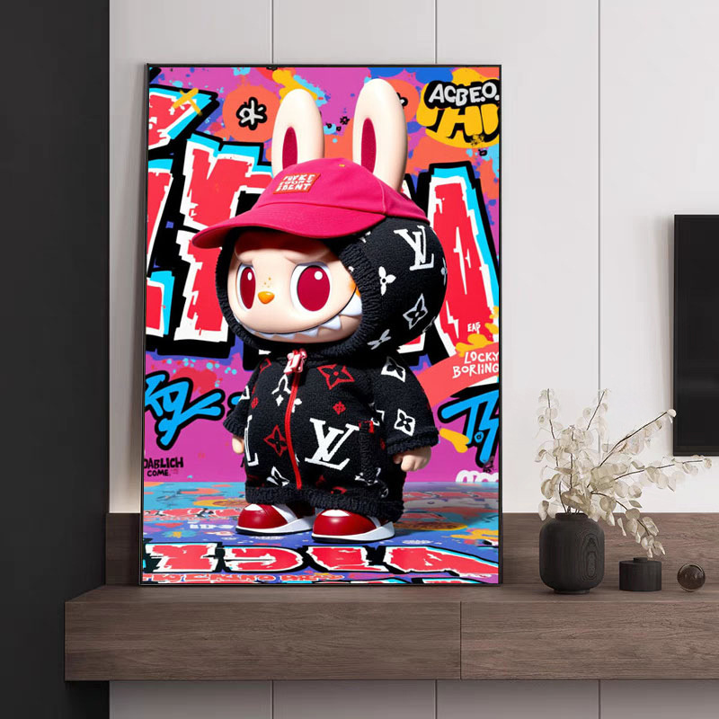 J / 40*60cm [noyau pur/peinture auto-adhésive] sans cadre