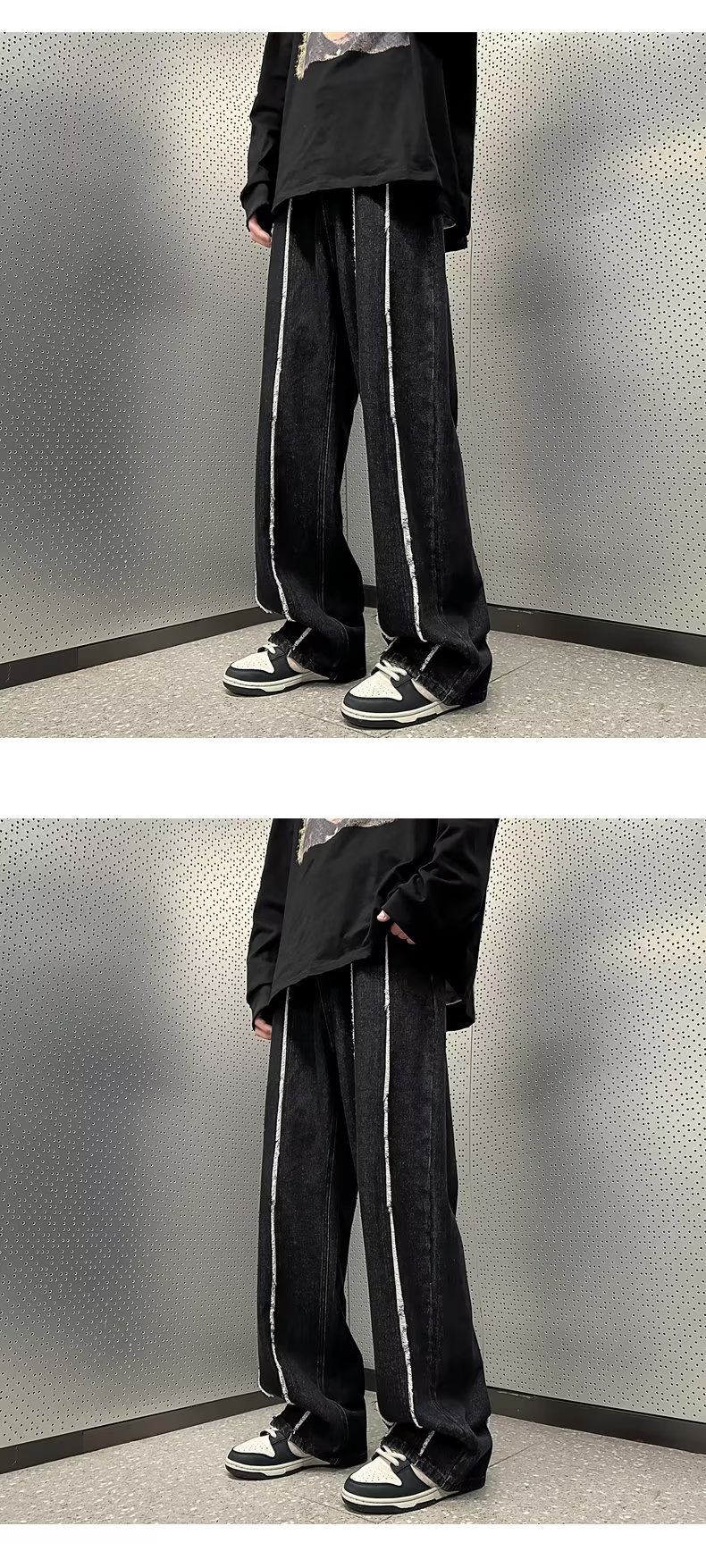 Close-up of Denim Fabric