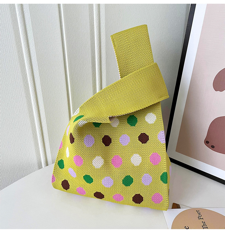 Women's Medium Polyester Polka Dots Vintage Style Square Open Handbag display picture 9