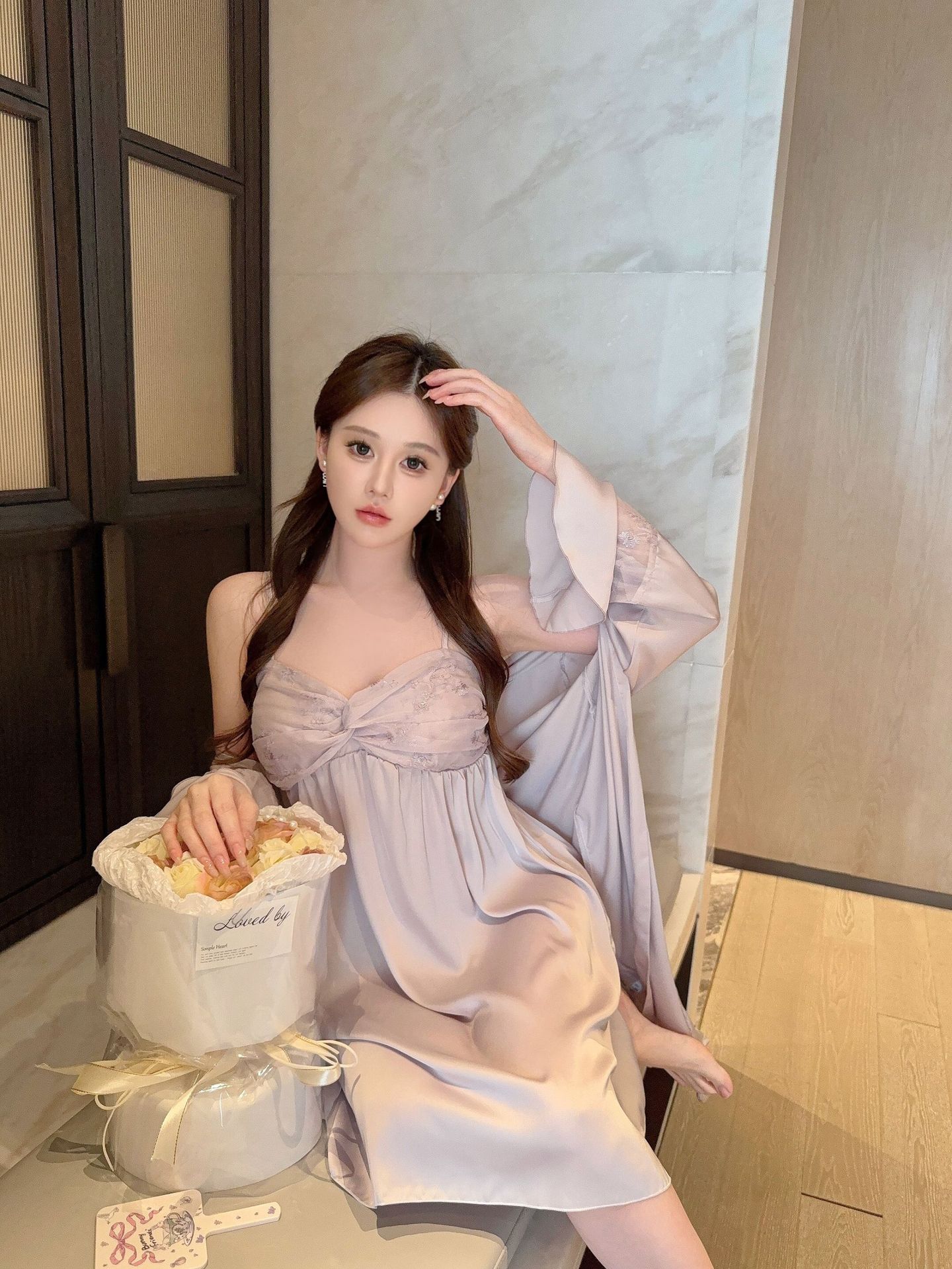 B0575 670K ÁO HAI DÂY NỮ LINTDC SEXY DÀI TAY MÙA HÈ HAI DÂY HỞ VAI THỜI TRANG NỮ ĐỒ NGỦ HOẶC MẶC NHÀ G02 SẢN PHẨM MỚI