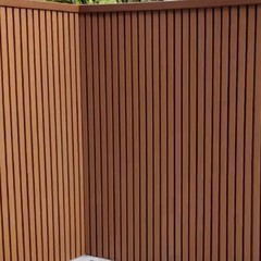 塑木长城板围栏栅栏户外花园篱笆木塑护栏庭院别墅小院子露台围墙