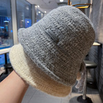 2025�¿���Լ��ɫ������ñ��Ů�ﶬ��ů���޻����֯ˮͰñ