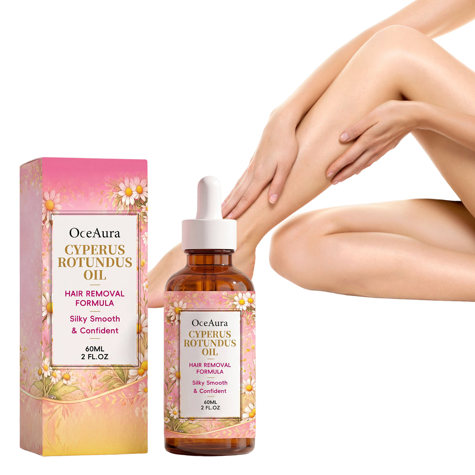 Oceaura Fritillaria Hair Removal Essential Oil Soothing and Nourishing Essential Oil for Refreshing, Soft, and Moisturizing Care of the Body's Skin