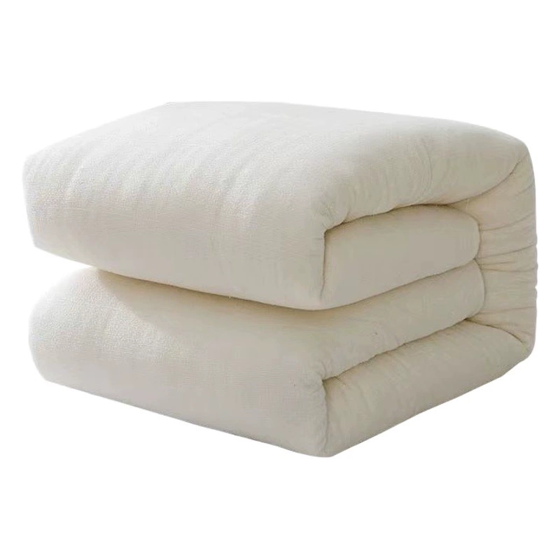 Наполнитель для одеяла из длинноволокнистого хлопка Синьцзянь, утолщенное всесезонное одеяло, хлопковый наполнитель для матрасов в общежитиях, теплое одеяло для весны, осени и зимы.