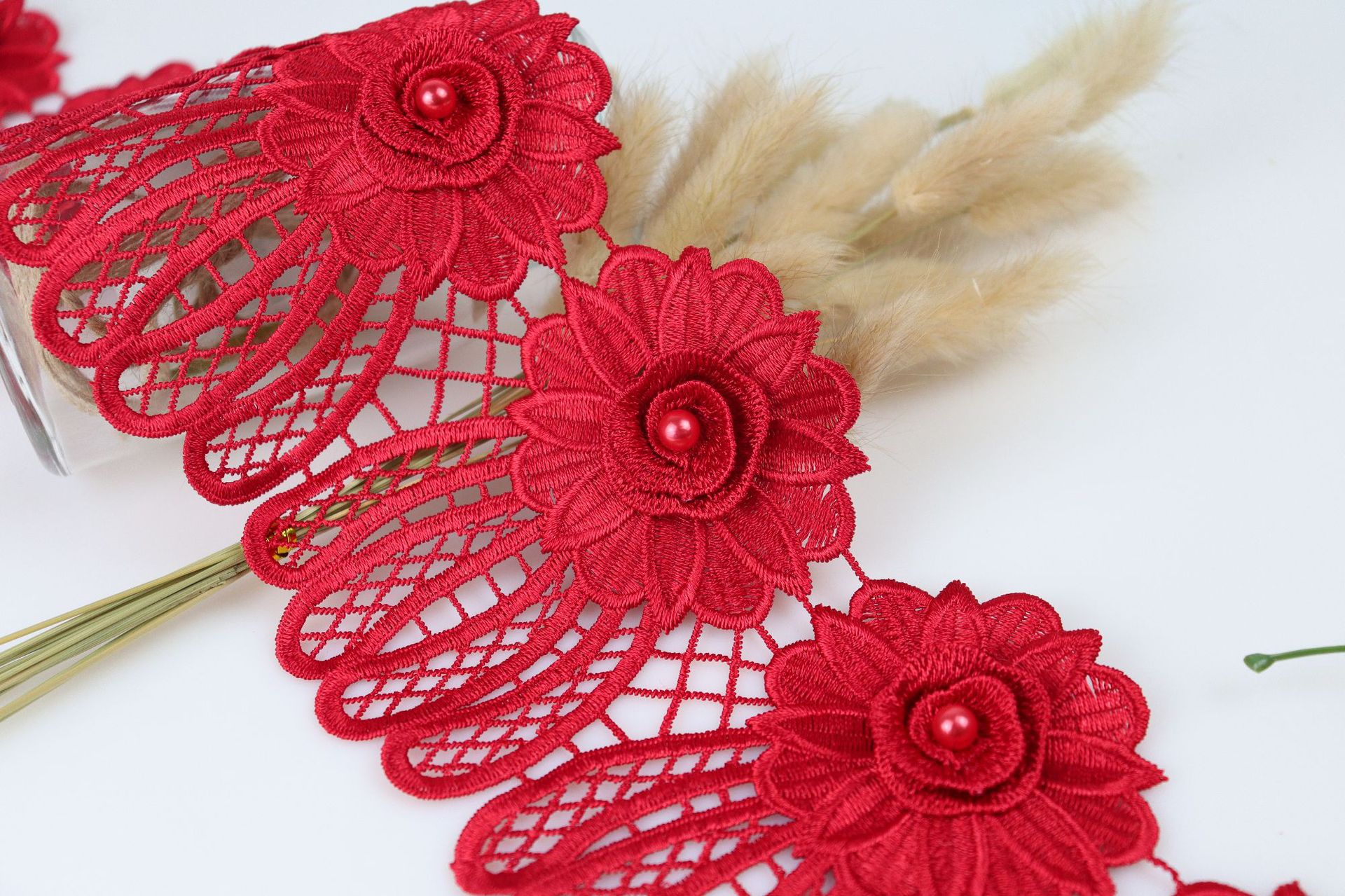 钉珠水溶刺绣条码