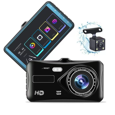 Driving recorder 4-inch touch screen car
