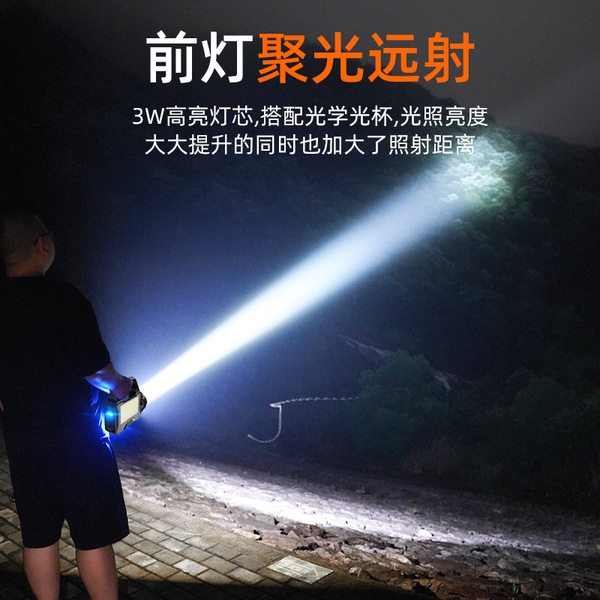 handheld universal flashlight solar-powered