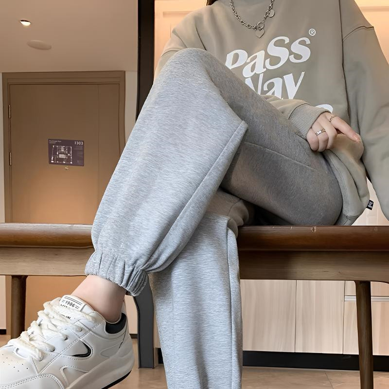 단색 레깅스 얇은 회색 바지