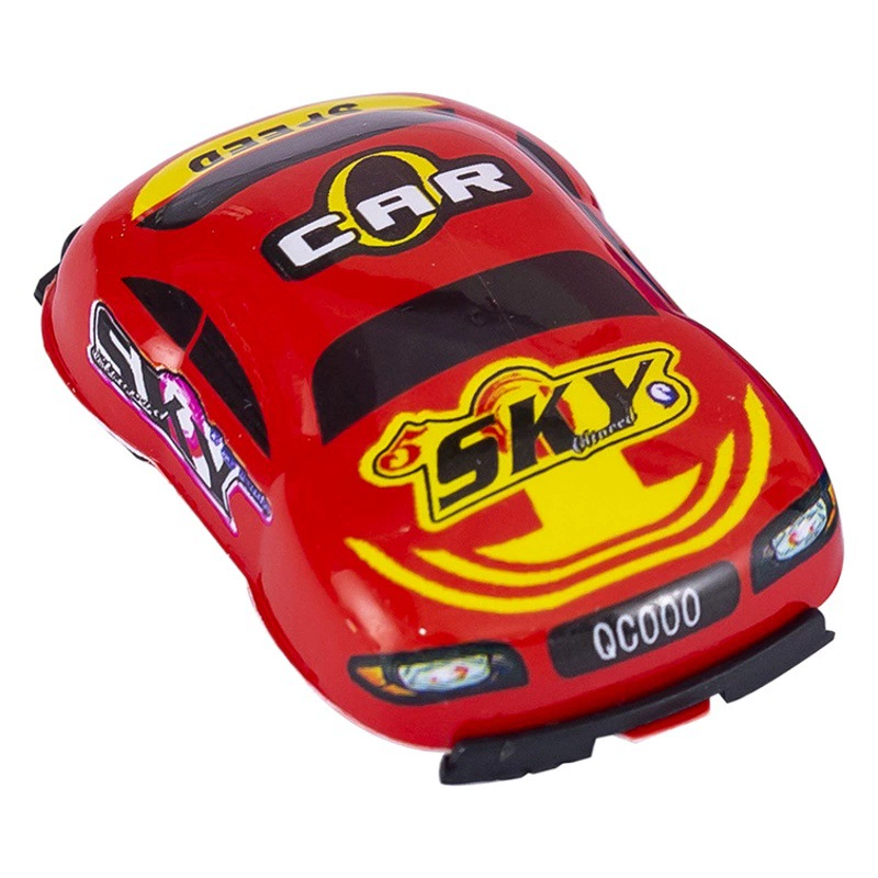 Детская игрушка мультфильм цвет тянуть назад автомобиль мальчик подарок WeChat скан код маленький подарок мини модель автомобиля оптом