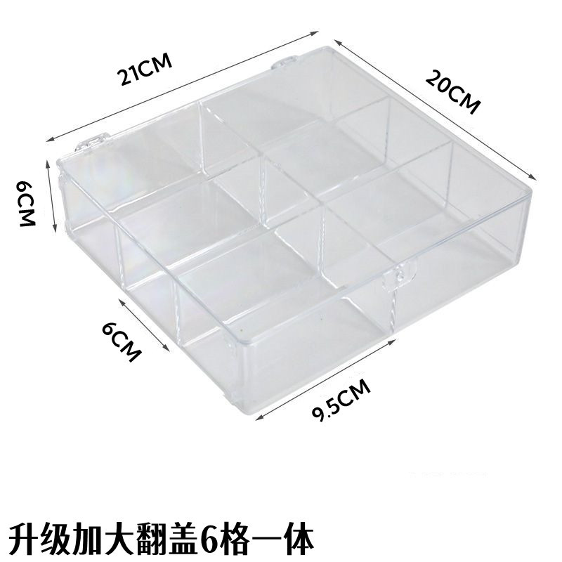 Caja de almacenamiento de cubierta de escritorio transparente, esencia de descarga secundaria, caja de almacenamiento de acrílico, lápiz labial de cosméticos, muestra de acabado a prueba de polvo image 8