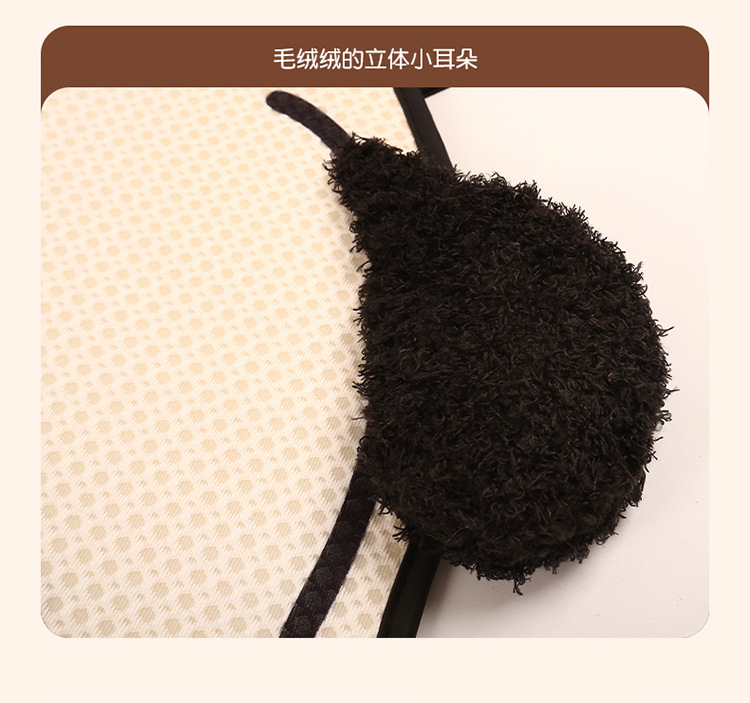 Cute Car Seat Cushion for Women, Universal Car Seat Cushion for All Seasons, Cartoon Car Cushion Seat Cover, Stereo Ears, Pacha Dog