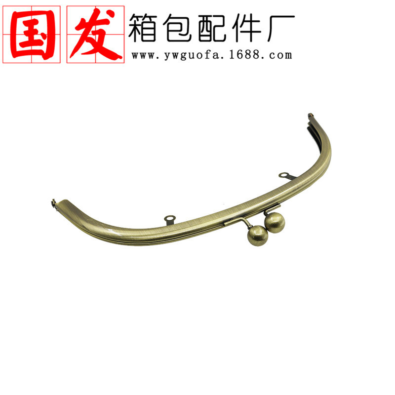 In stock: 25cm curvo liso sin agujeros cabeza de bola oro viscosa bronce