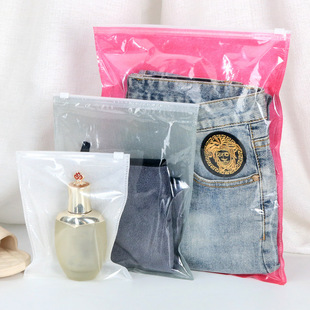 Spot clothing store plus printed logo seasonal clothes storage bag transparent zipper bag manufacturers wholesale dust bag