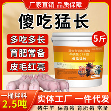 猪催肥拉大骨架促生长快速增重傻吃猛长育肥宝日长预混饲料添加剂