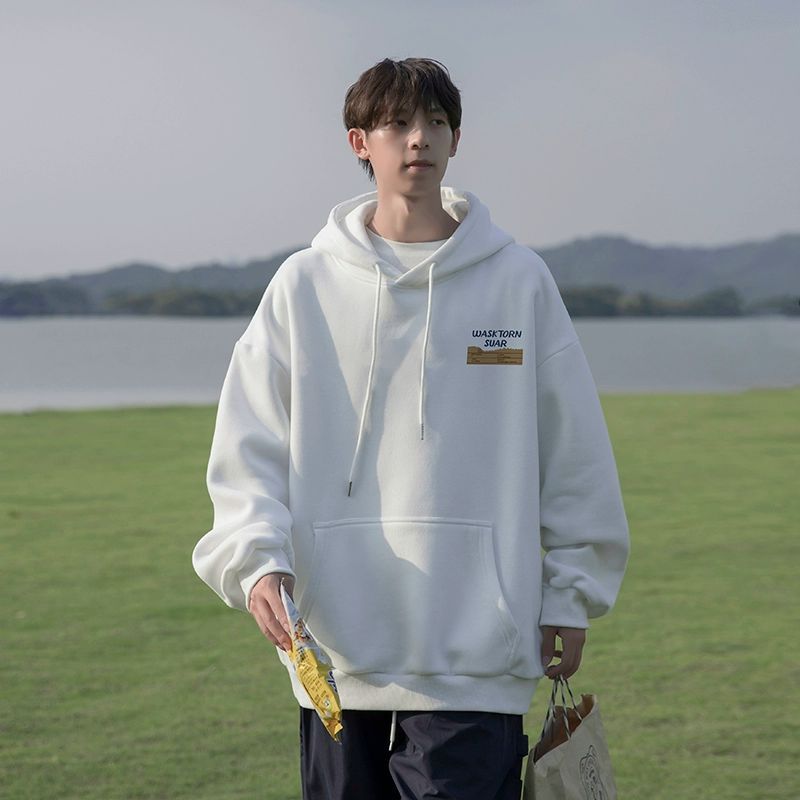 Cityboy Japonés suéter de los hombres 2023 Invierno nueva marca moda con capucha diseño flojo estilo perezoso top