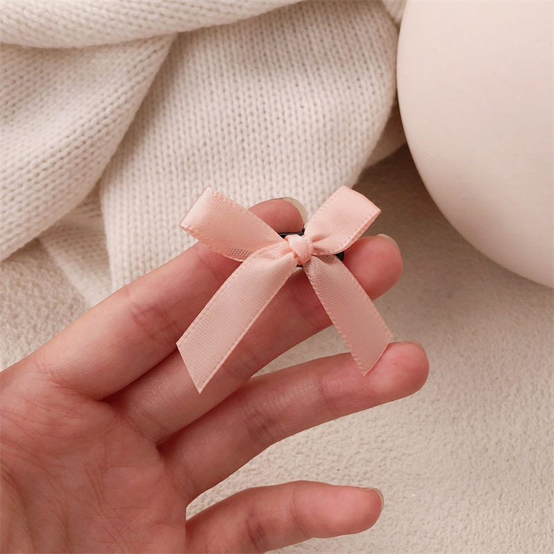 Nuevo cinturón fresco pequeño lateral toque de cabello ballet dulce arco azul trenzado clip para el cabello