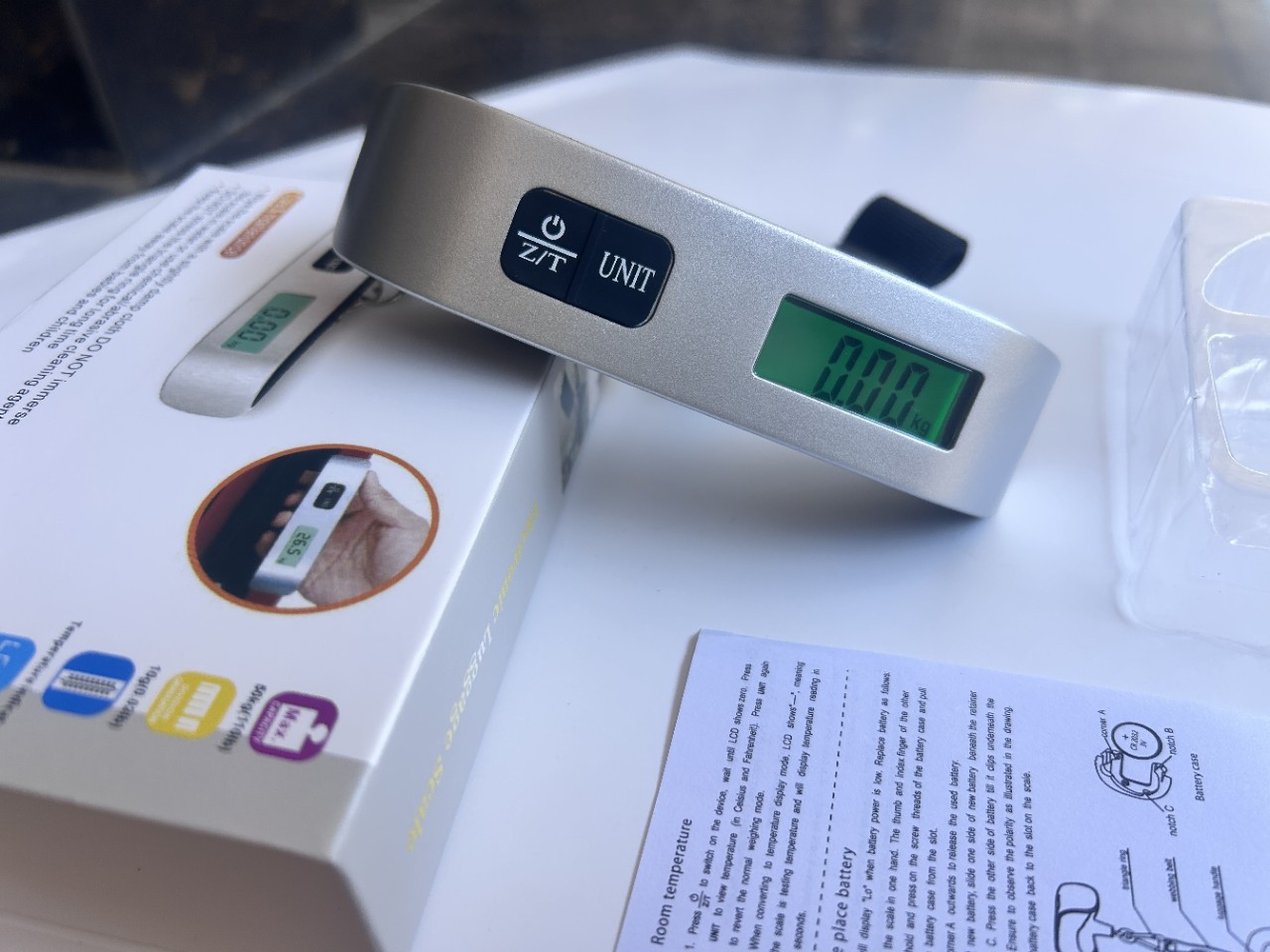 Taşınabilir Elektronik El Bagajı Terazi 50kg Hassas Kargo Terazisi Askılı Terazi 2000 Adet Ücretsiz Kargo Üretici Stok Toptan
