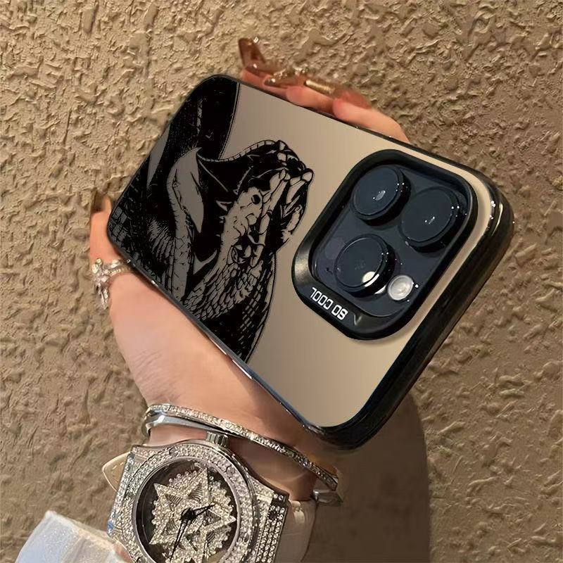 Nueva personalidad pitón para iPhone 16 funda para teléfono móvil Apple 15promax/14 creativo 13pro12 Europa y América