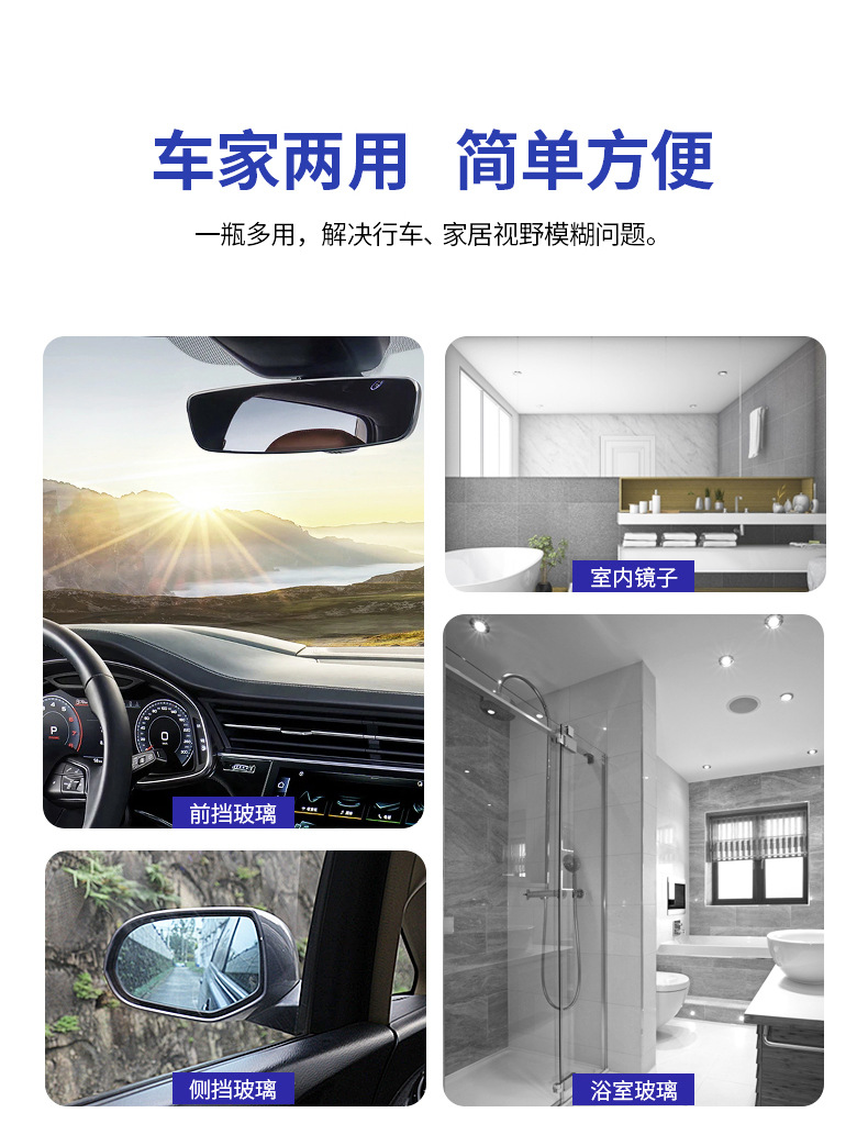 Anti-Fog Agent Car Windshield Defogging Spray
