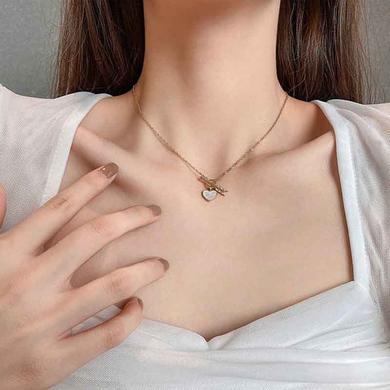 Fashion Heart Shape Alloy Plating Womenu0027S Pendant Necklace 1 Piece