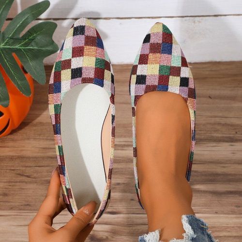 Spring and Autumn Rough Sole Pointed Flat Mouth Children's Single Shoes Large Size Leisure Work Women's Shoes