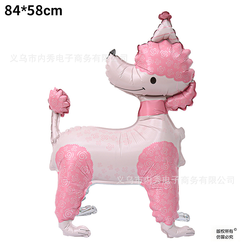 Amazon nuevo globo para cachorro de dibujos animados huella de perro película de aluminio palma de perro hueso de perro lindo tema de mascota globo de fiesta