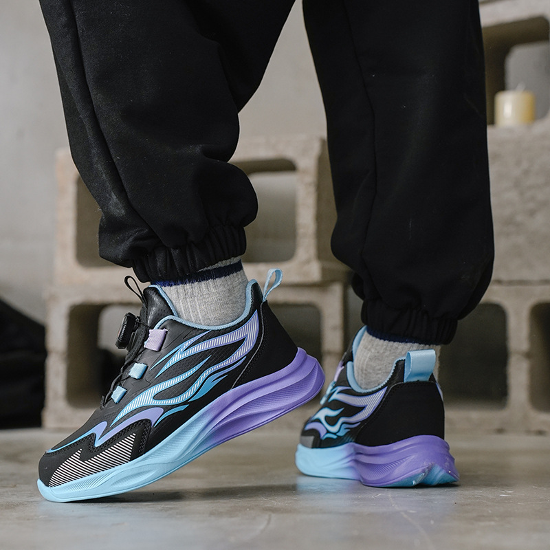 Zapatos para niños 2025 nuevos zapatos deportivos para niños de otoño con suela suave antideslizante ligera y cómoda zapatos para correr para niñas