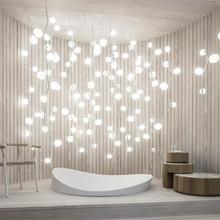 北歐創意個性設計樹枝吊燈簡約輕奢風格吧台別墅裝修造型展廳燈具