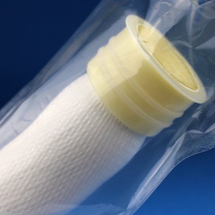 Elemento de filtro de ultrafiltración UF de presión plana de 10 pulgadas Elemento de membrana de ultrafiltración hueca de diente de bloqueo de 2 puntos