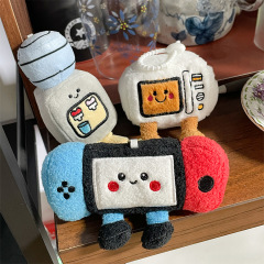 漫画クリエイティブゲーム機人形ペンダントウォーターディスペンサー家電人形ぬいぐるみキーホルダープレイランドキャッチャーマシン人形