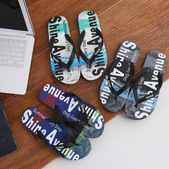 Beach sandals, flip-flops for men, summer outdoor wear, Korean-style trendy, internet-famous, anti-slip, new casual slip-on design