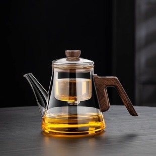 Booking Pot Long Mouth Piaoyi Cup Teapot 2025 New Lod-less Magnetic Suction One-key Water Dispinning Tea Set Tea Water Separation