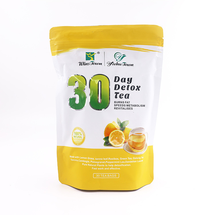30 day detox tea fat burning and body detoxingレモン味30日茶|undefined