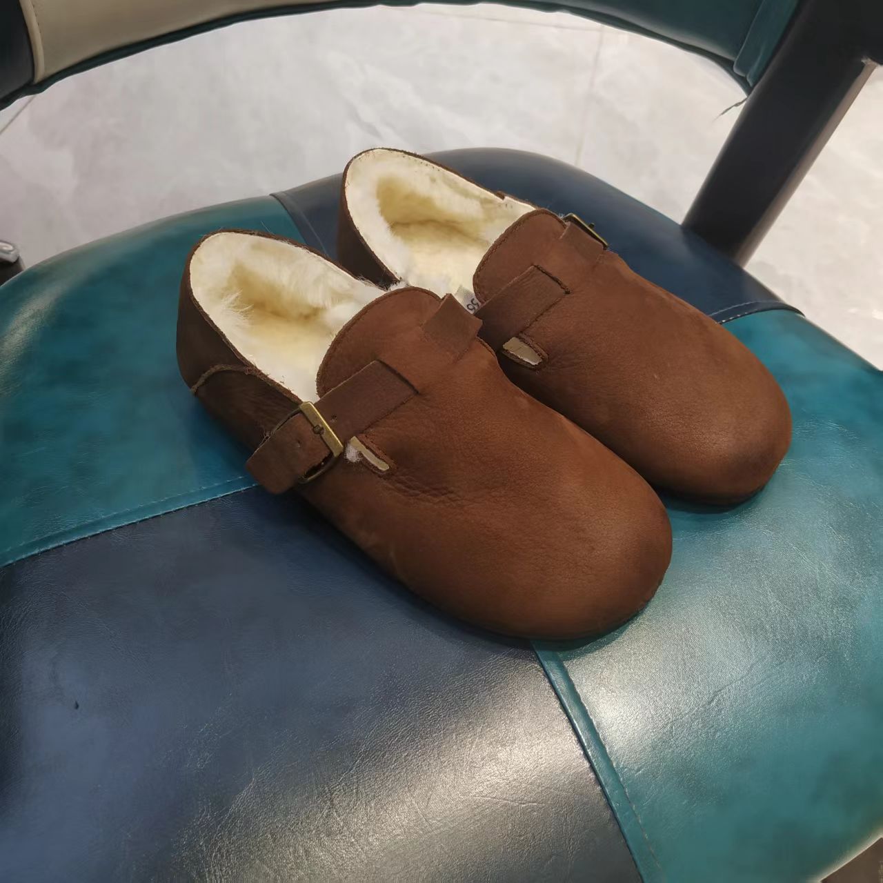 【特価クリアランス返品交換不可】39サイズ本革レディースブーツ139元秋冬レトロマーティンブーツショートブーツお買い得