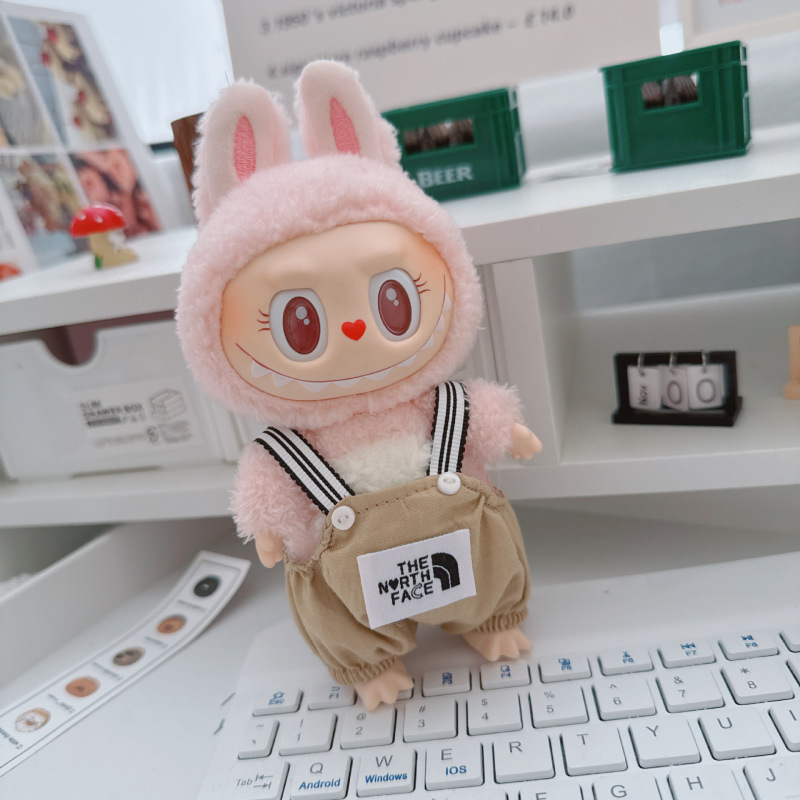 第一世代と第二世代のラブブ服ペンダント 17 センチメートルラブブ座りパーティーベビー服人形かわいいスーツ在庫あり|undefined
