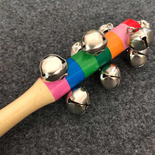 Cross rattle musical instrument baby ring handbell baby 0-1 years old wholesale children's music educational early education toys