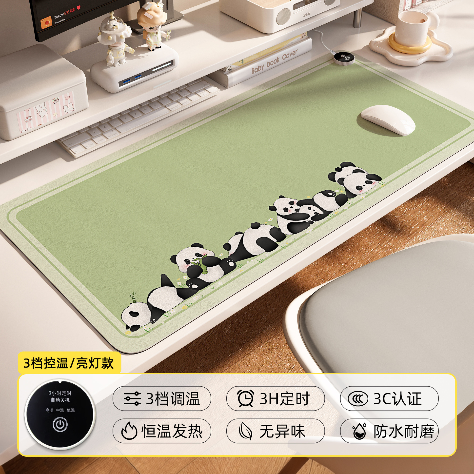 almohadilla de ratón de calefacción inteligente almohadilla de mesa caliente almohadilla de escritorio de computadora de oficina almohadilla de calefacción de escritorio de estudiantes almohadilla de mesa caliente almohadilla de calefacción