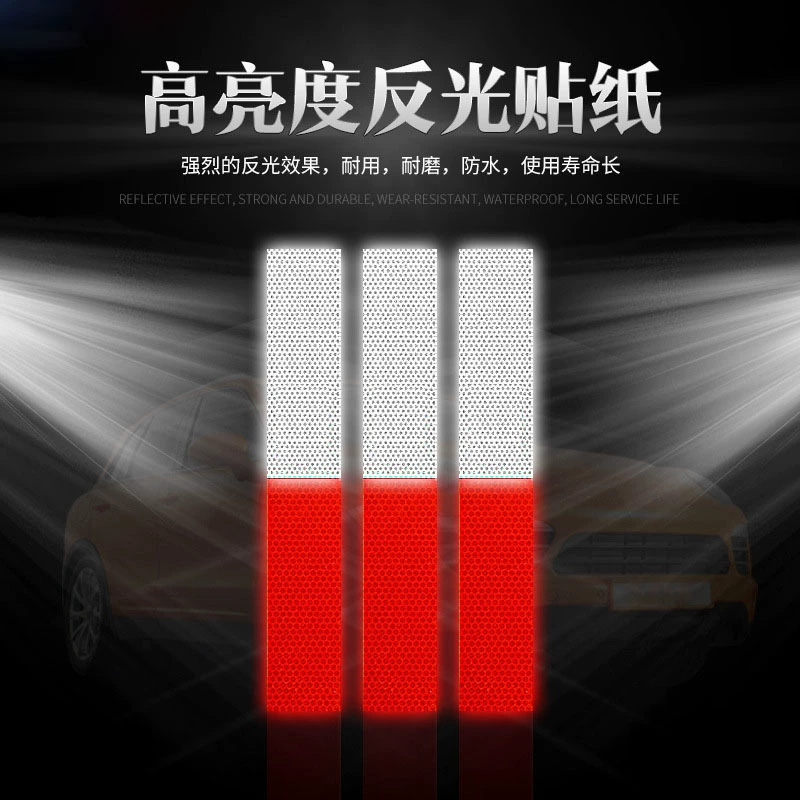Фабрика прямой ежегодной инспекции тела светоотражающие наклейки школьный автобус светоотражающие полосы красная и белая светоотражающая лента предупреждающая светоотражающая лента решетчатая пленка
