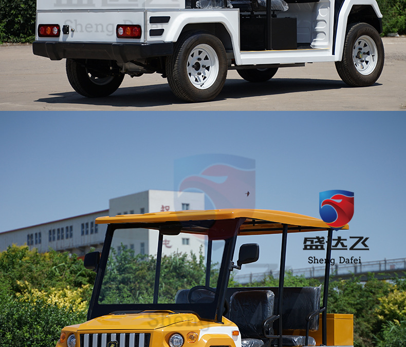 5-8 Electric Sightseeing Patrol Car Scenic Spot Tour Campus Property Patrol Homestay Reception Real Estate RV