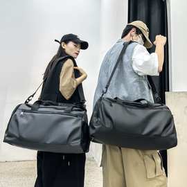 24大容量鞋仓干湿分离男女学生新款纯色机能健身包旅行斜挎运动包