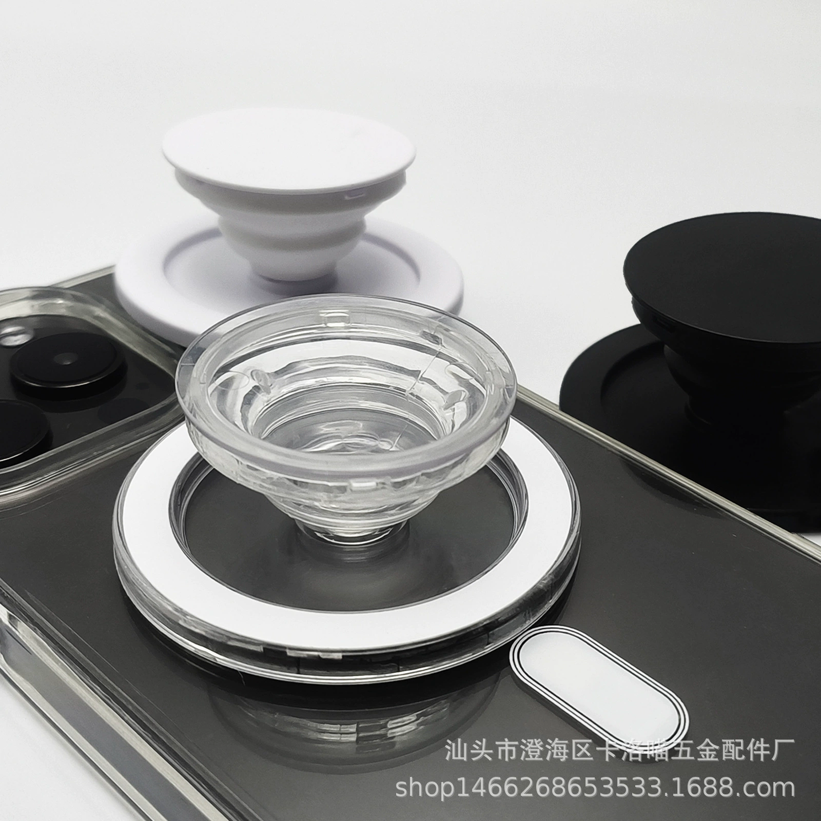 Магнитный кронштейн подушки безопасности Прозрачная подушка безопасности Мобильный телефон Магнитный ленивый кронштейн Телескопическая складная подушка безопасности Магнитный кронштейн