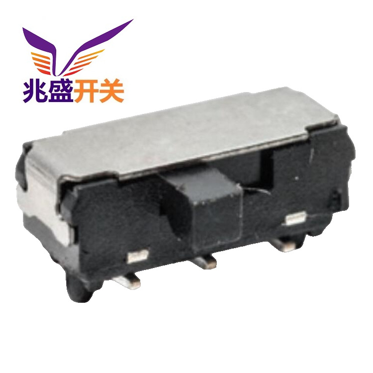 迷你型2位贴片拨动开关 供应两档拨动开关 两档滑动开关贴片6脚
