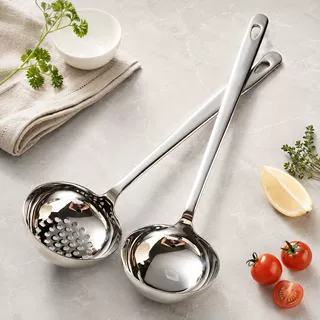 正恒加厚316不锈钢汤勺厨房家用长柄加深挂壁汤壳汤漏火锅勺子