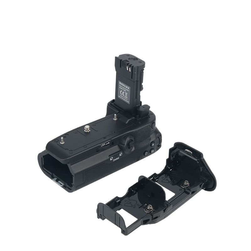Mango de BG-R10 adecuado para Canon EOS R5 R5C R6 SLR Cámara caja de batería vertical raqueta mango