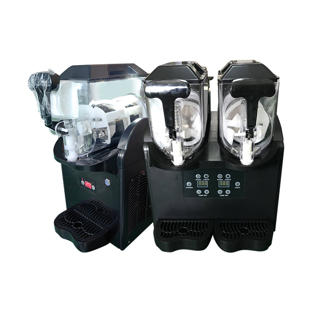 Máquina de fusión de nieve pequeña comercial de doble cilindro 3L * 2
