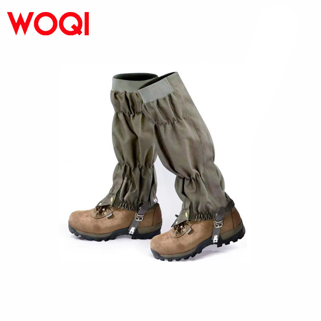 WOQI Outdoor Waterproof Walking, Hiking, Skiing, Hunting, Climbing Legs, Snow Boots Leggings, Tie