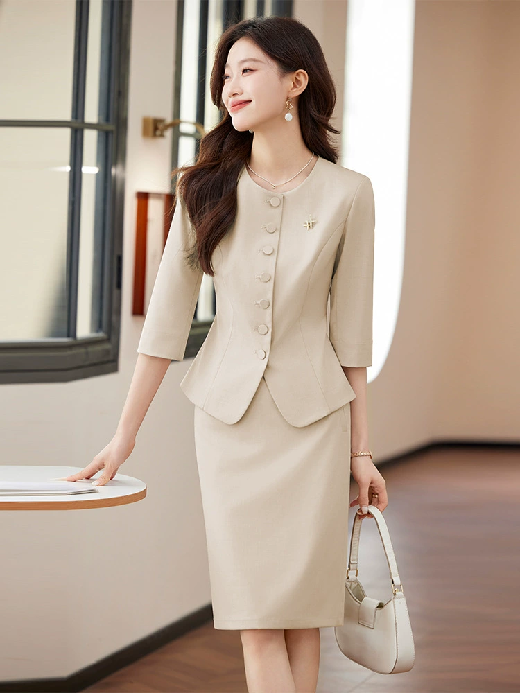 Summer thin set, classic suit jacket, overall