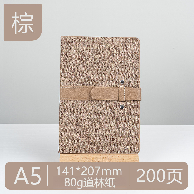 Cuaderno de tela de negocios personalizado a5 cuaderno grueso cuaderno retro de alto nivel cuaderno de mano papelería al por mayor