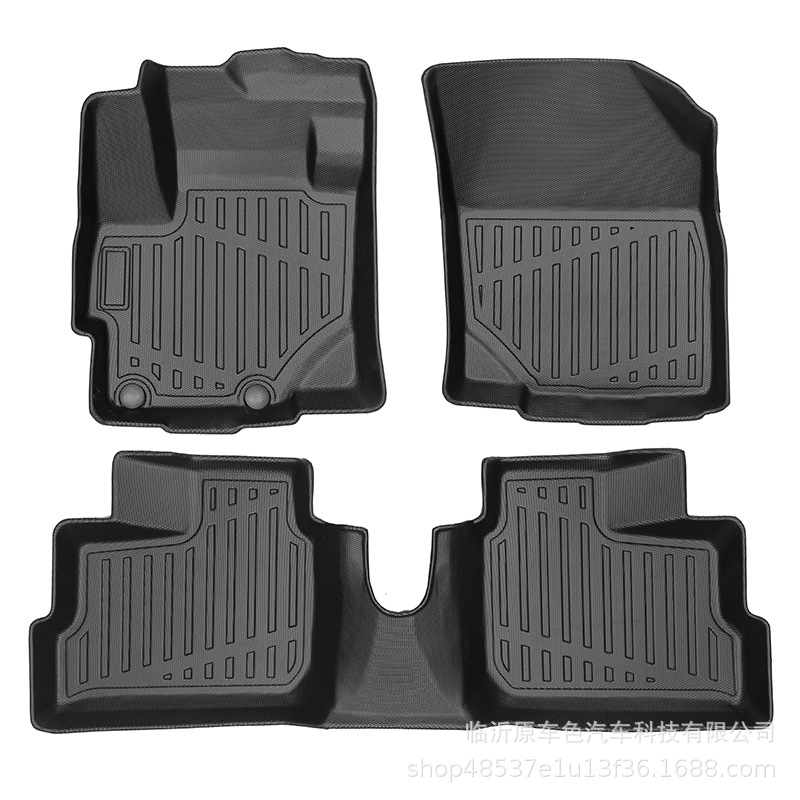 Europa para Mitsubishi SpaceStar2013 - 2024 Combustible todo tiempo TPE almohadillas de pie para automóviles